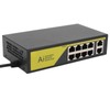 AI POE Switch 8 POE Ports and 2 Uplink 100Mbps