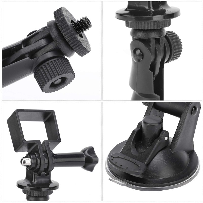 DAUERHAFT Camera Car Suction Cup Adapter, Durable, Easy to Use