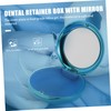 minkissy Portable Dental Orthodontic Retainer Case Small Compact Material Storage