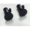 TMC 2 x Anodized Aluminium Stage stands with locking nuts,