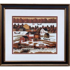 Charles Wysocki "Country Spyce" New CUSTOM FRAMED Art Americana