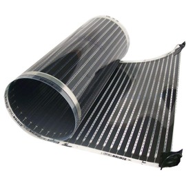 QuietWarmth QWARM1.5X10F120 120V Float, 1.5' x 10', Black