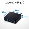Elecom U3SW-T4 USB Switcher, PC to 4 Ports, USB 3.0