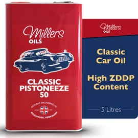 Classic Pistoneeze P50 Low Detergent SAE 50 Motor Oil, 5 liters
