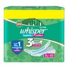 Whisper Ultra Clean Sanitary XL Plus Pads - 15 Count