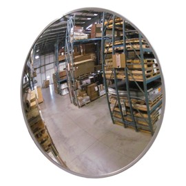 Se-Kure Domes & Mirrors SCVI-18Z Indoor Acrylic Convex Mirror/Z Mounting Bracket, 18" Diameter