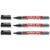 EDDING Pack of 3 Whiteboard Markers 361 Black Fine Tip