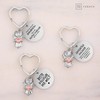 FABACH Best Colleague Keyring Guardian Angel Lucky Charm with Heart