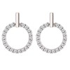 LÖB LSIO125 Women's Stud Earrings 925 Silver with Cubic Zirconia
