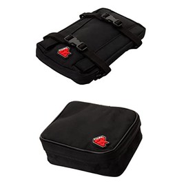 Tusk Front and Rear Motorcycle Fender Tube Packs - Black