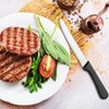 Zhehao 150 Pcs 8.39 Inches Steak Knife Sets Black Steak