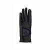 ONOFF OG7221-02 BLK17 Women's Gloves (Left Hand), Black x Purple,