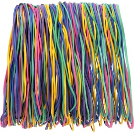 Rubber Bands Size#117A 0.5 lb Multicolor rubber bands for School Home office supplies Elastic Rubber Band