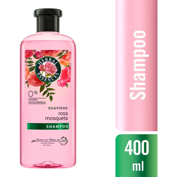 Shampoo Herbal Essences Suavidad Rosa Mosqueta, Siente tu pelo suave