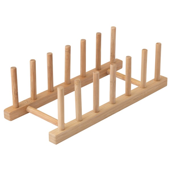 Ikea OSTBIT Plate Holder, Bamboo (00313322)