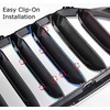 iJDMTOY Exact Fit Iconic 3-Color Grille Insert Trims Compatible With