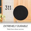 NACH House Numbers for Outside, 4 inch Black Address Numbers
