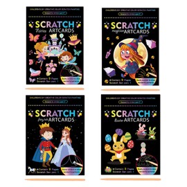 Rainbow Scratch Notes, Scratch Art, Kit de Dibujo Scratch Para Niños, Piezas 36, Creatividad Artística, Es Bueno Para Cultivar La Capacidad Práctica de Los Niños (Príncipe y princesa)