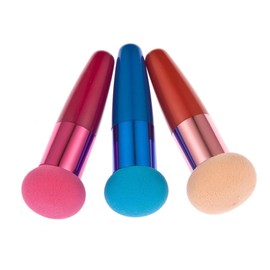 FOMIYES Professional Makeup Brush Set Mushroom Head Shaped Sponges Latex- for Daily Travel Use Random Color