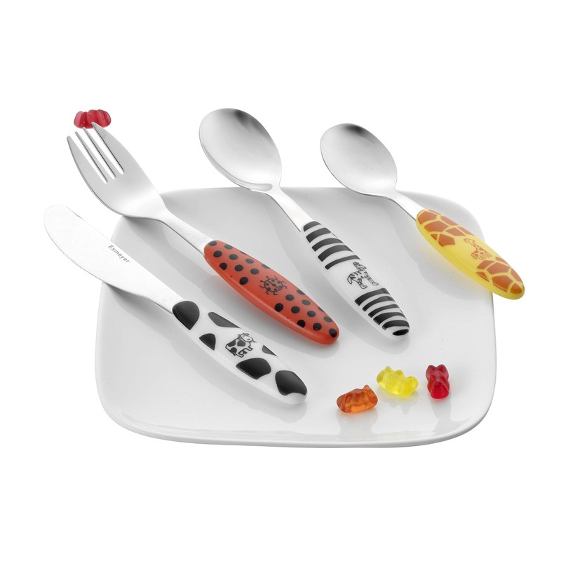 Esmeyer Safari 199-351 4-Piece Cutlery Set for Children Stainless Steel