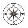 Creative Co-Op Distressed Decorative Metal Compass Wall Décor, Antiqued Iron,