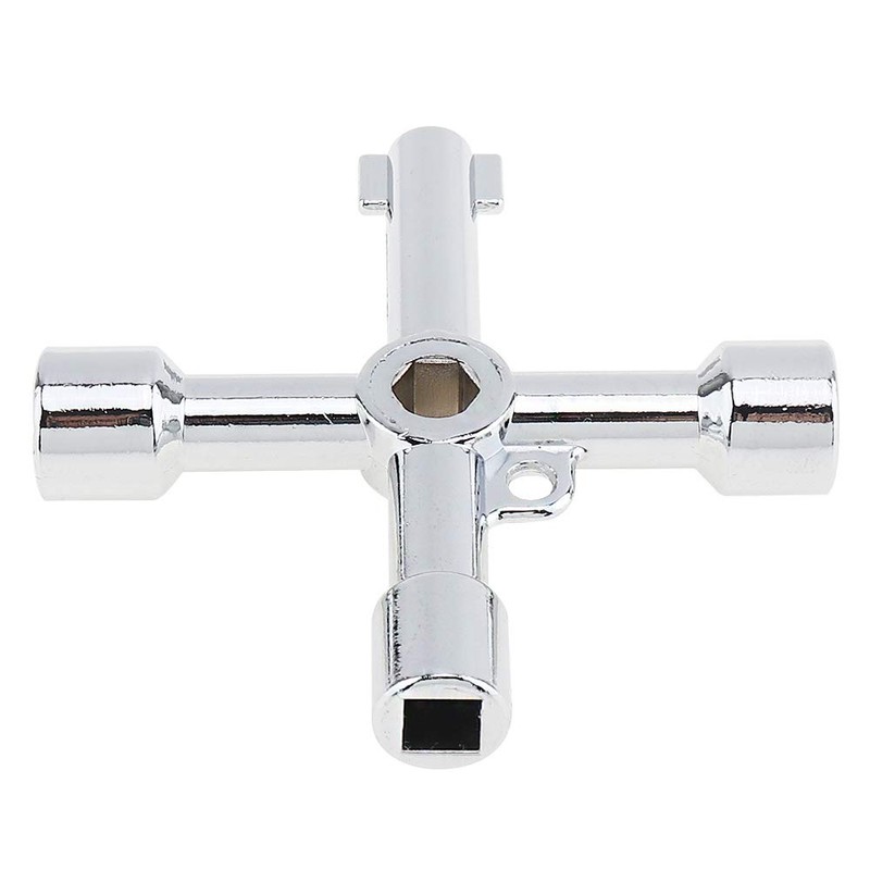 OriGlam 4-Way Multi-Functional Utilities Key Tool for Electric, Water, Gas
