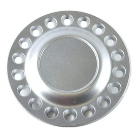 BB Auto Set of 4 New Silver Wheel Hub Center Caps Replacements for 1998-2005 Volkswagen Beetle VW 16" Aluminum 6 Spoke Wheels