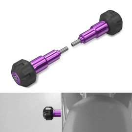 NICECNC Purple Motorcycle Frame Sliders Crash Protector Compatible with Surron Light bee X/S/L1E POM+Aluminum Alloy Compatible with Segway X160 X260 See Fitment