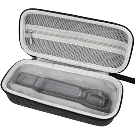 GEEKRIA Tragetasche kompatibel mit DJI Osmo Pocket 3, Action-Kamera-Schutzhülle, Hartschalen-Reise-Aufbewahrungstasche mit Kabelaufbewahrung für DJI Osmo Pocket 3 Zubehör (Dunkelgrau), dunkelgrau