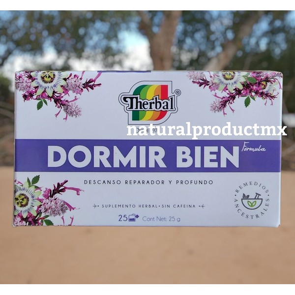 Dormir Bien Tea ✅ 25 bags Support Restful Deep Sleep Support Bag by Therbal