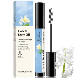 12ml Eyelash Growth Serum,All Natural Eyelash Enhancer Serum,Eye/lash & Eyebrow Enhancer Ser/um,Lash Eye Lotion to Growth Longer, Fuller, Stronger,Lash&Brow Oil Applicator,Portable Eye/lash&Brow Oil