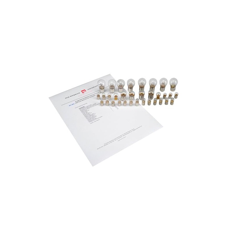 Mid America Motorworks 1964 Corvette C2 Complete Light Bulb Kit