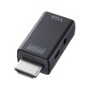 Sanwa Supply HDMI-VGA Converter Adapter (with Audio Output) AD-HD25VGA