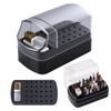FANTEXY 2-in-1 Nail Drill Bit Holder And Cleaner Brush Case