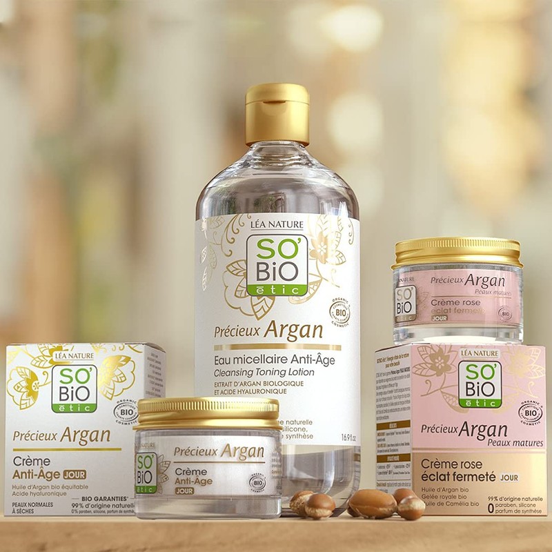 SO'BiO étic Précieux Argan Cosmos Organic Firming Radiance Rosy Day