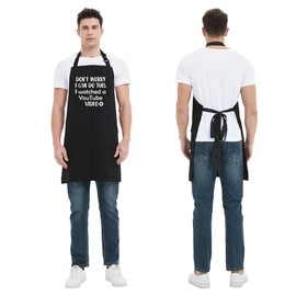 BBQ Apron for Men This Guy Rubs His Own Meat Kitchen Chef Cooking Aprons, Birthday Grilling Gifts for Dad Friends Husband Boyfriend