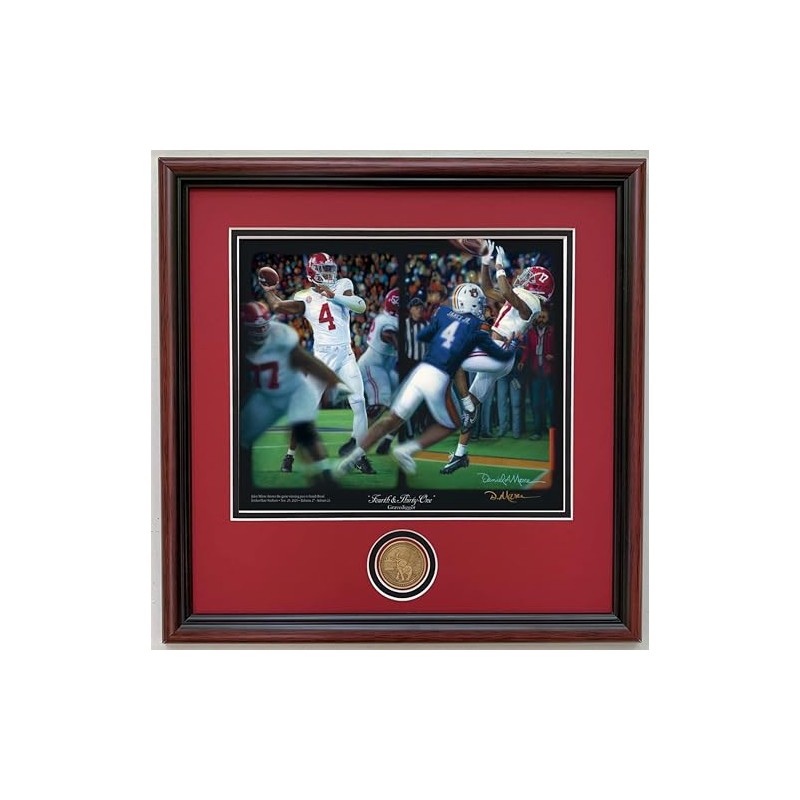 4th and 31 Alabama Football The Gravedigger Framed Print by