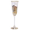 Goebel Gustav Klimt 66926379 Champagne Glass with Real Gold Decoration