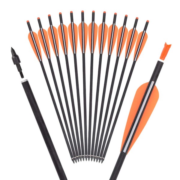 szeo Crossbow Bolts 22 inch Bio Crossbow Arrows with Moon