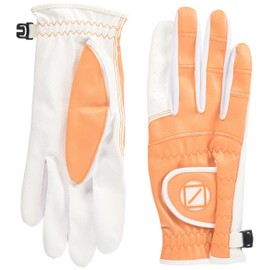 SEQUENTIAL (Golf Gloves) PANACHE Metallic Color Gloves for Both Hands Ladies' ‎SQGS-L003W Carrot SM (7.1 - 7.5 inches (18 - 19 cm)