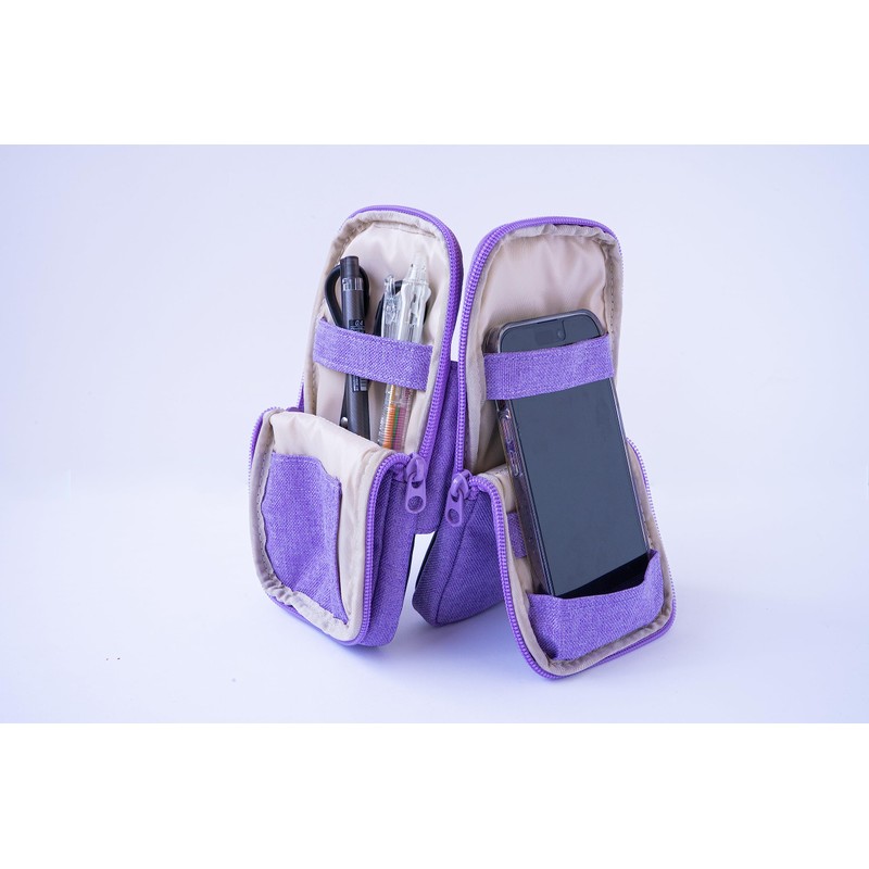 Assolabo ALLPB01LA Pen Case, Multi Case, Live Pod Bouquet, Lavender