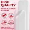 MYHELP Medical Grade Silicone Scar Sheets - Transparent - 6pk (7x1.6) - Visible Difference on C-Section Scars - Reusable Silicone Sheets for Scars - Easy to Use C Section Scar Silicone Strips