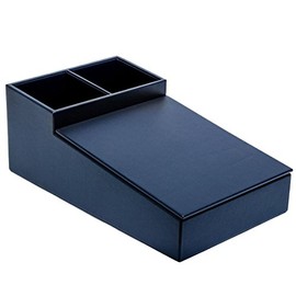 Dacasso A4628 Coffee Organizer, 9.625x 16.25 x 6.125, Navy Blue