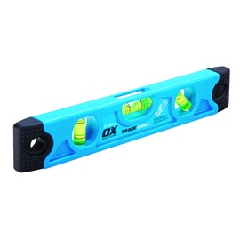 OX TOOLS Trade 10-Inch Torpedo Level - Magnetic & Three Vials