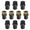 Steam Cleaner Attachments, 10 PCS Steam Cleaner Brush Head, Brass