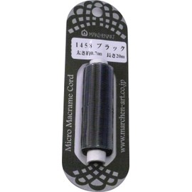 メルヘンアート マイクロマクラメコード 1458-ブラック