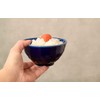 ih-007-01 Tableware East Rice Bowl, Blue Tokusa, Japanese Tableware, Blue