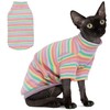 PUMYPOREITY Sphynx Cat Clothes, Turtleneck Sphynx Cat Sweaters, Cat Clothes