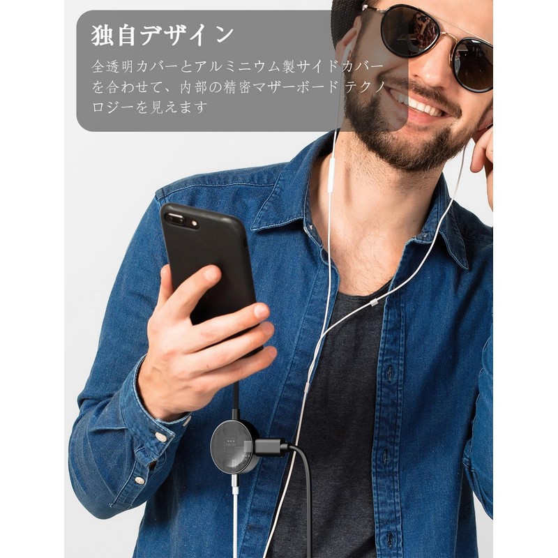 LOKUKA Type C Earphone Jack, Charging, 2 in 1 Charging,