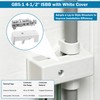 GB5-1 4-1/2 Inch Intersystem Bonding Bridge with White Plastic Cover